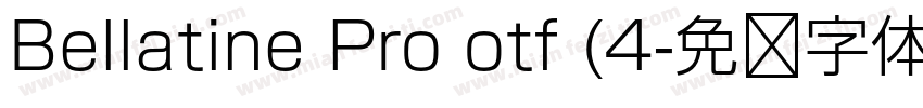 Bellatine Pro otf (4字体转换